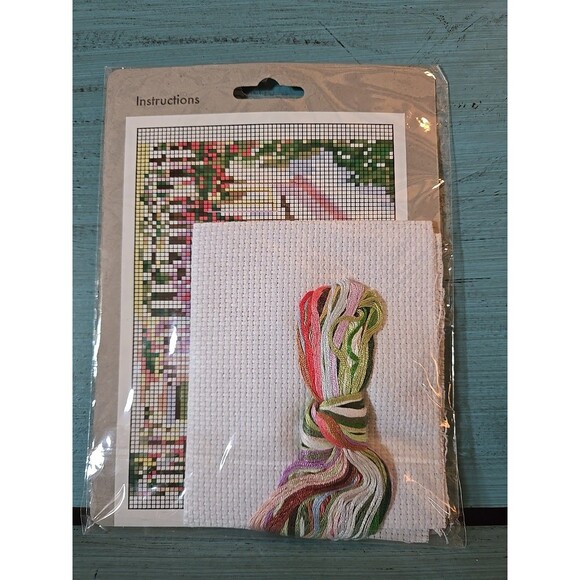 NEW CRAFTERS SQUARE COMING HOME COUNTED CROSS STITCH KIT 5" X 7" COMPLETE SET - Picture 2 of 6